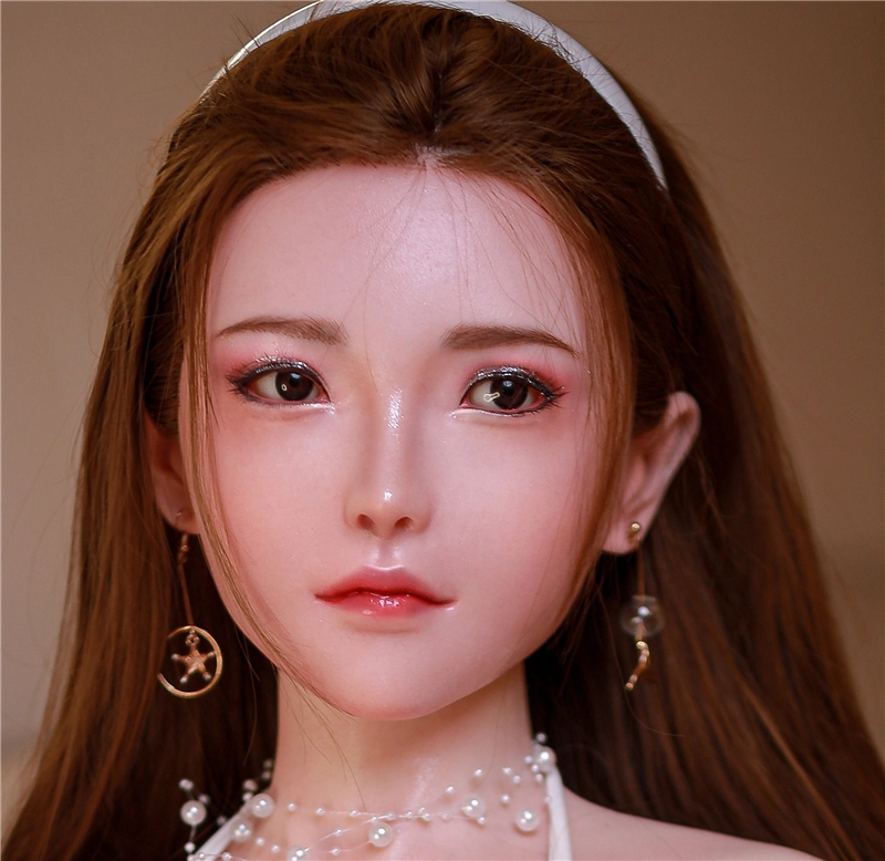 JYDOLL Real Silicone Sex Doll Head