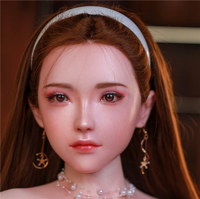 JYDOLL Real Silicone Sex Doll Head