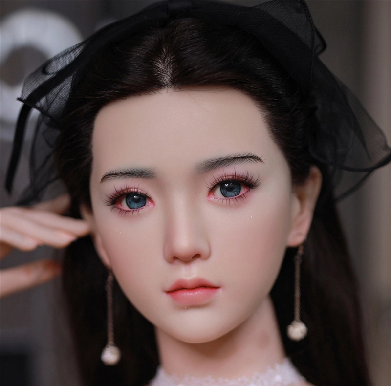 JYDOLL Real Silicone Sex Doll Head