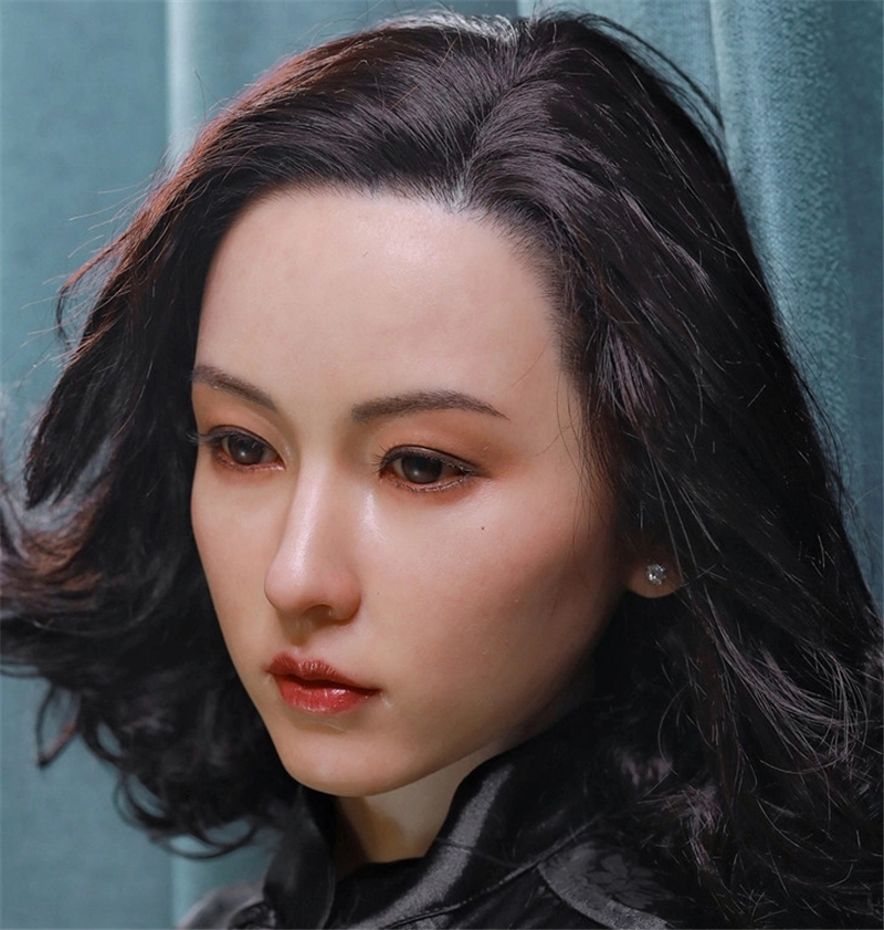 JYDOLL Real Silicone Sex Doll Head