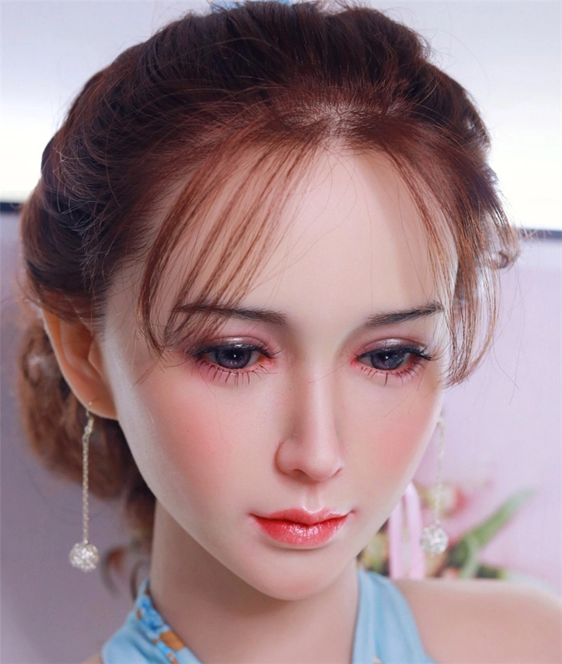 JYDOLL Real Silicone Sex Doll Head