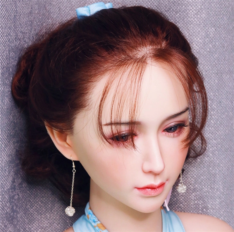 JYDOLL Real Silicone Sex Doll Head