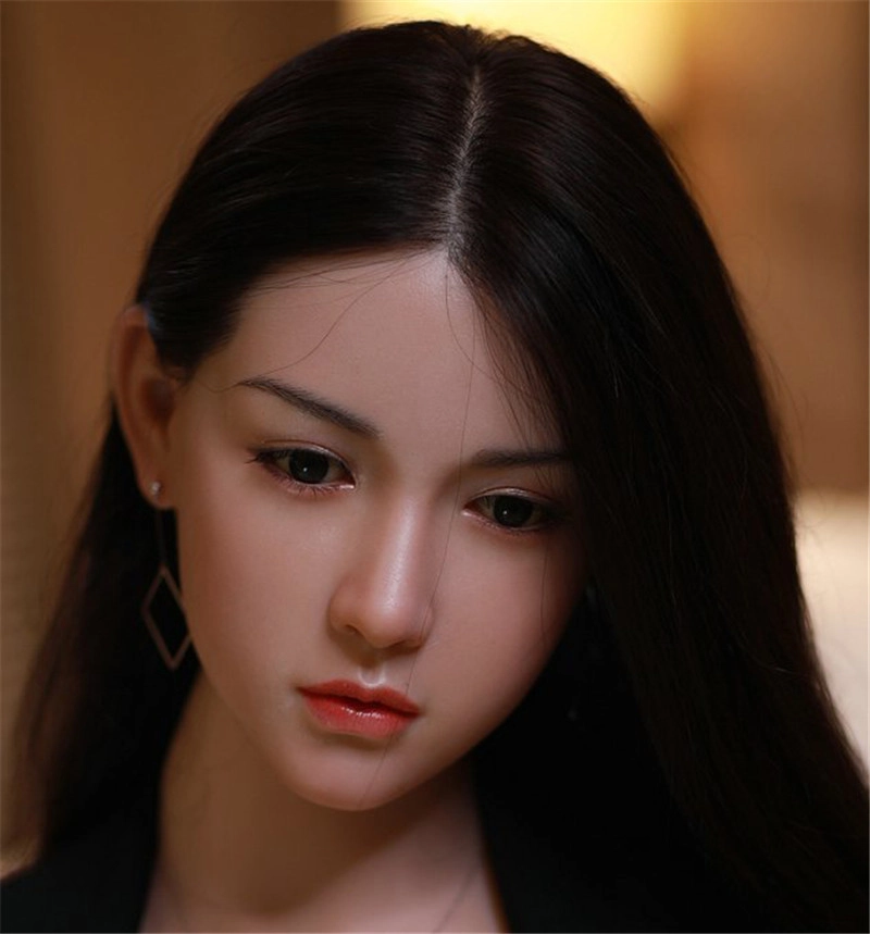 JYDOLL Real Silicone Oral Sex Doll Head