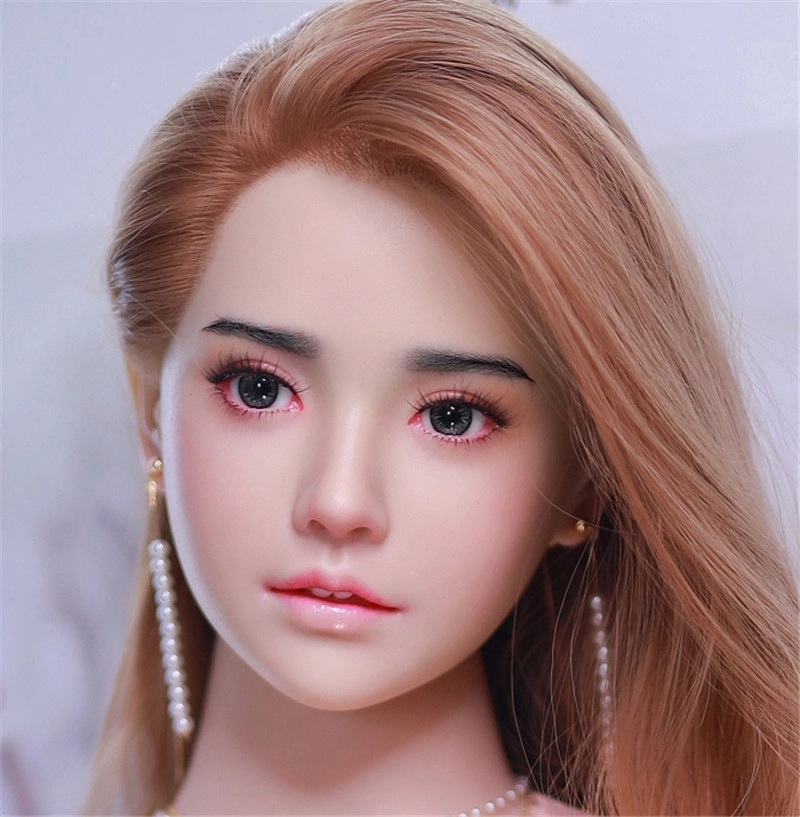 JYDOLL Real Silicone Oral Sex Doll Head