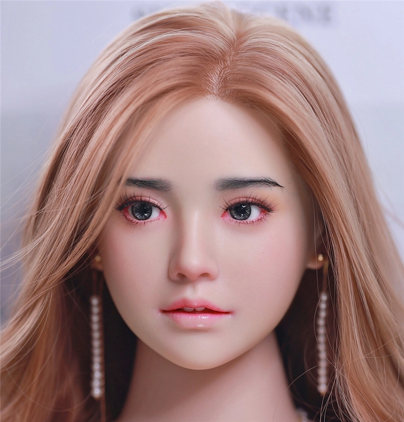 JYDOLL Real Silicone Oral Sex Doll Head