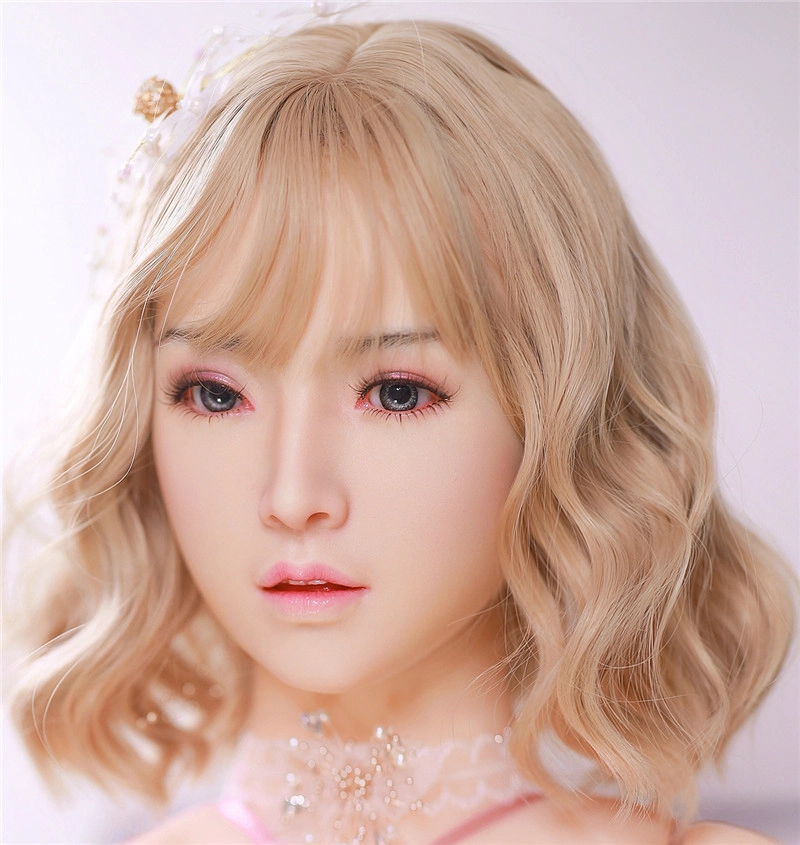 JYDOLL Real Silicone Sex Doll Head