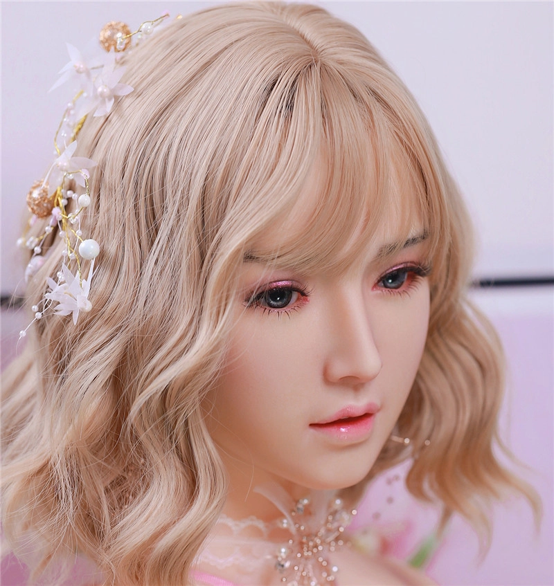 JYDOLL Real Silicone Sex Doll Head