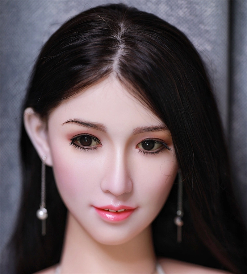 JYDOLL Real Silicone Sex Doll Head