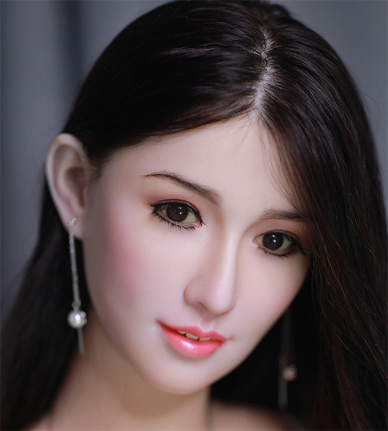 JYDOLL Real Silicone Sex Doll Head