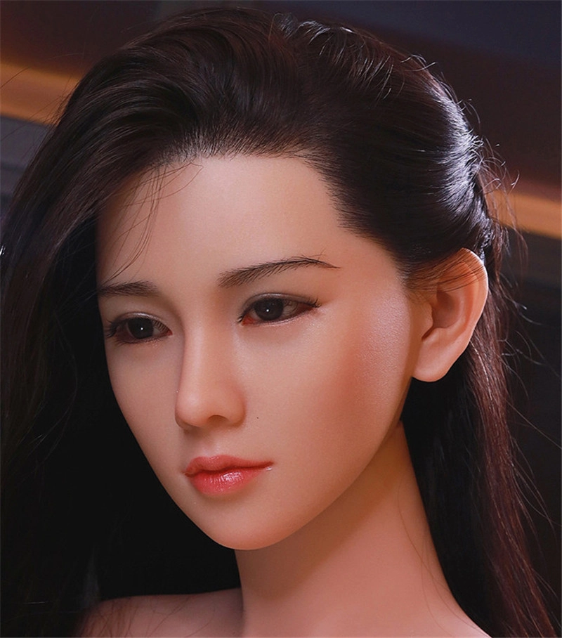 JYDOLL Real Silicone Sex Doll Head