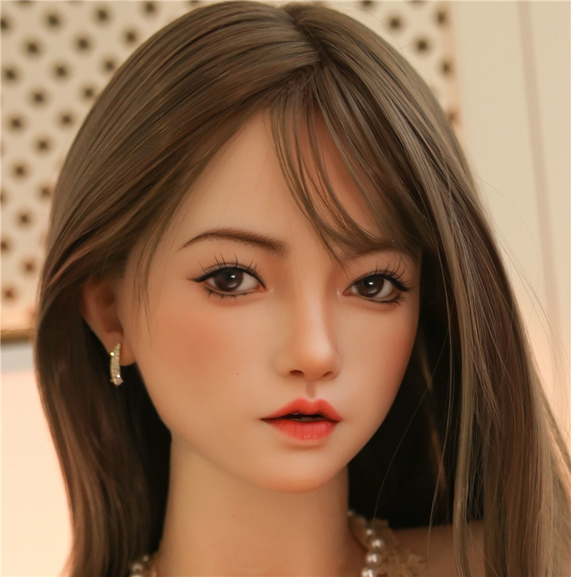 JY2.0 ROS Mouth Real Silicone Sex Doll Head Jing an