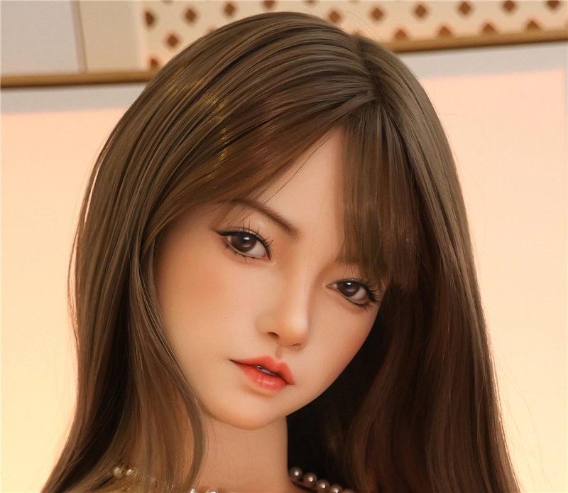 JY2.0 ROS Mouth Real Silicone Sex Doll Head Jing an