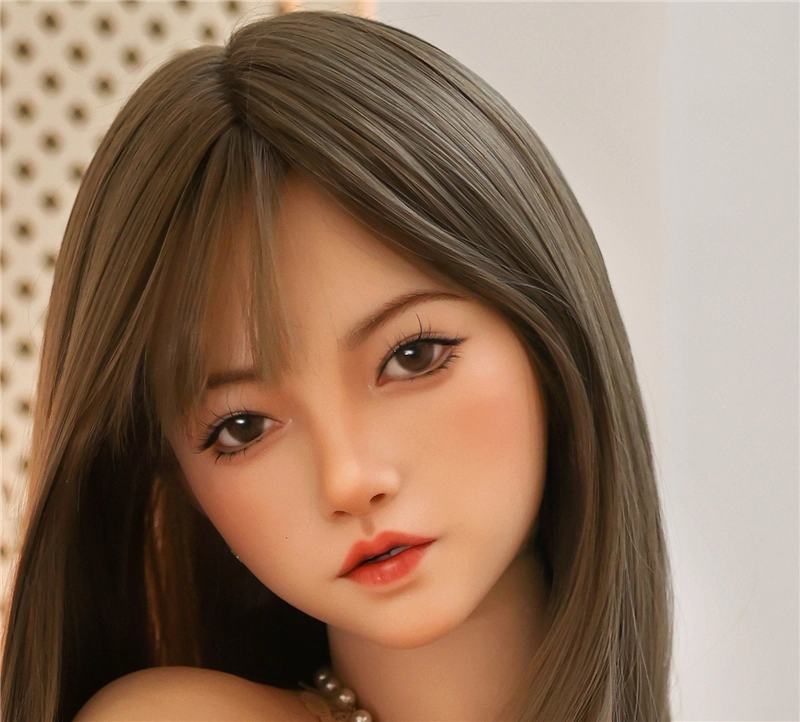 JY2.0 ROS Mouth Real Silicone Sex Doll Head Jing an