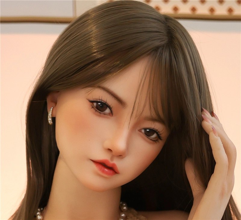 JY2.0 ROS Mouth Real Silicone Sex Doll Head Jing an