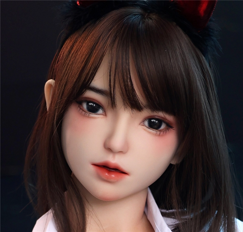 JY2.0 ROS Mouth Real Silicone Sex Doll Head Luoshui