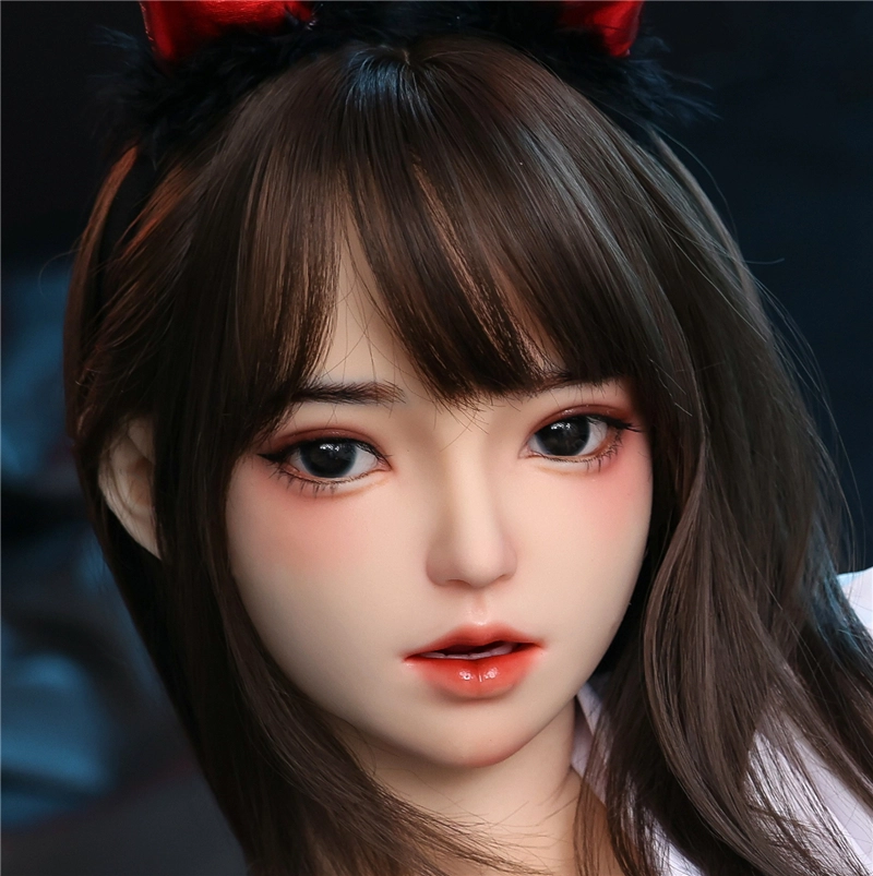 JY2.0 ROS Mouth Real Silicone Sex Doll Head Luoshui