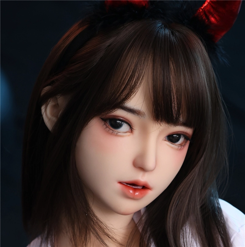 JY2.0 ROS Mouth Real Silicone Sex Doll Head Luoshui