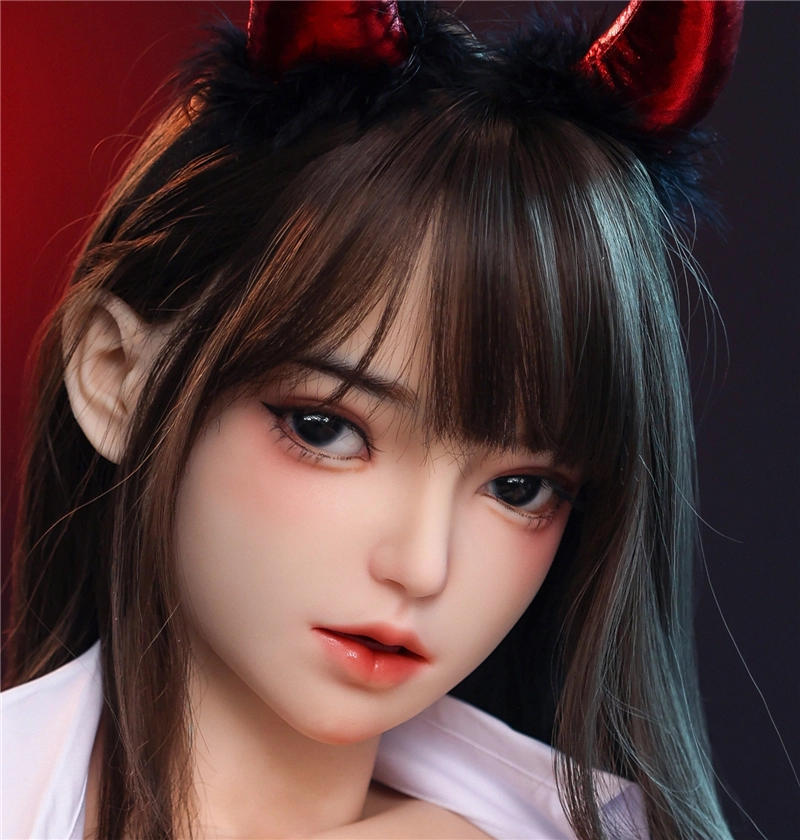 JY2.0 ROS Mouth Real Silicone Sex Doll Head Luoshui