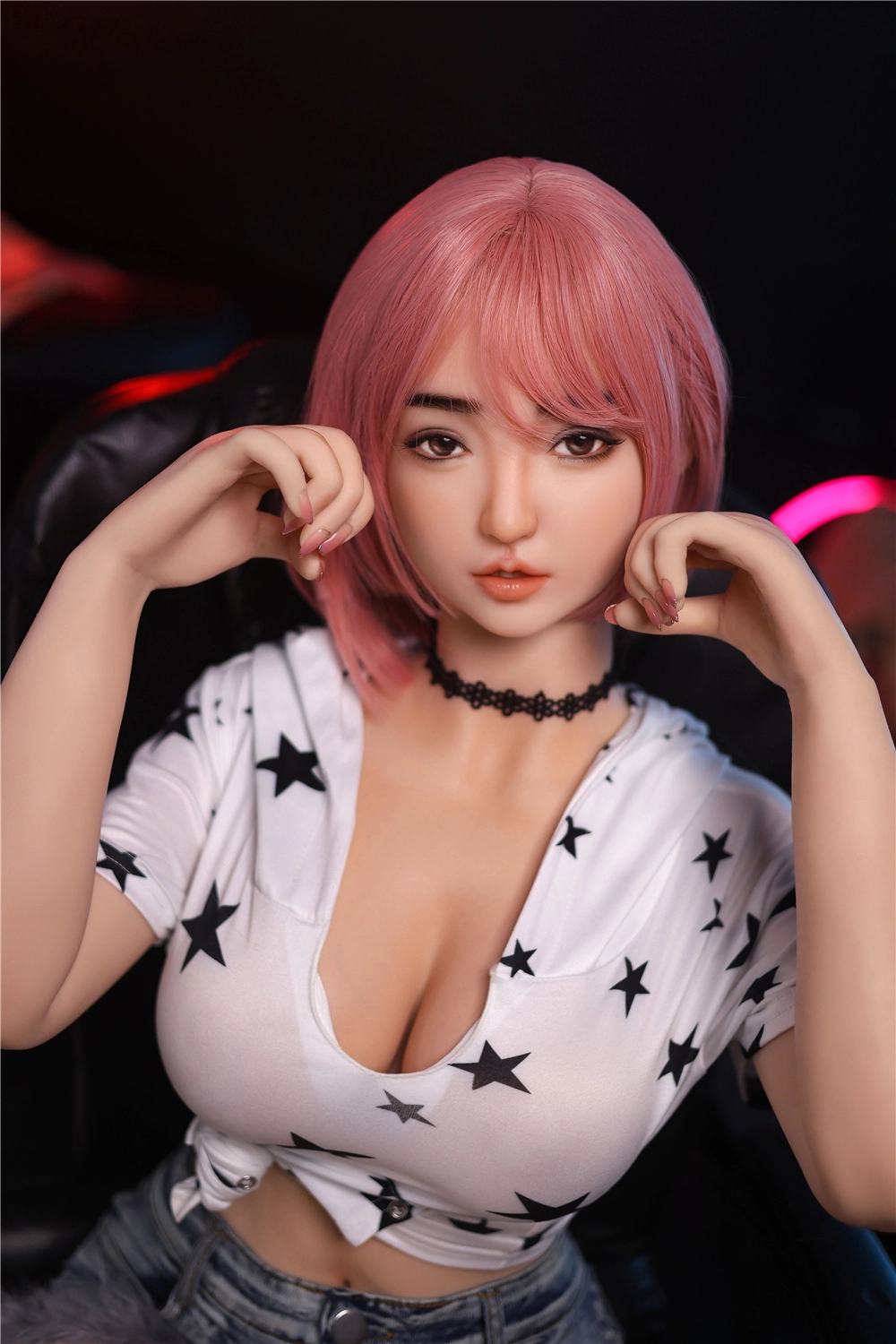 JYDOLL 163cm ROS Mouth Real Silicone Sex Doll Muxi