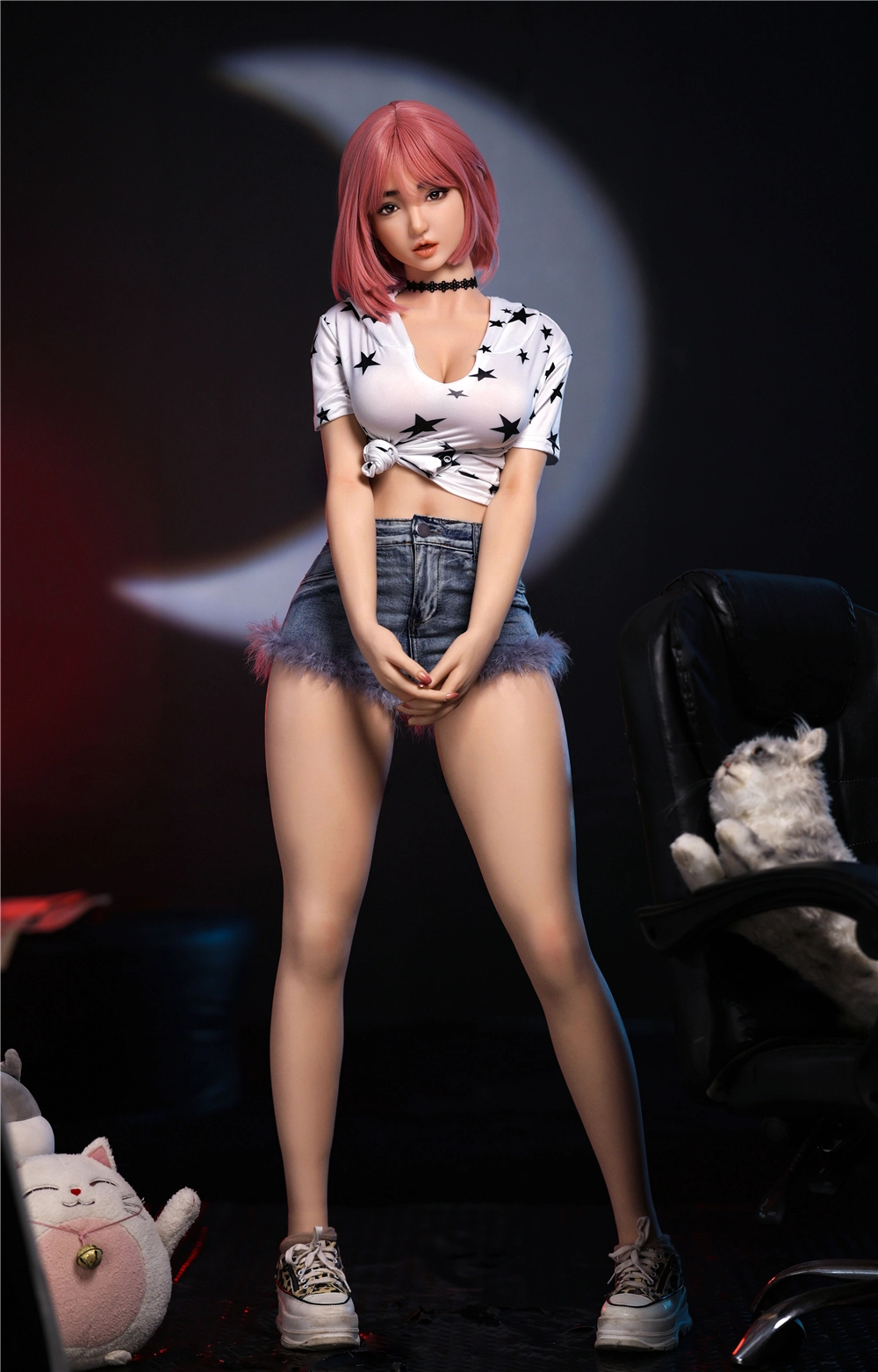 JYDOLL 163cm ROS Mouth Real Silicone Sex Doll Muxi