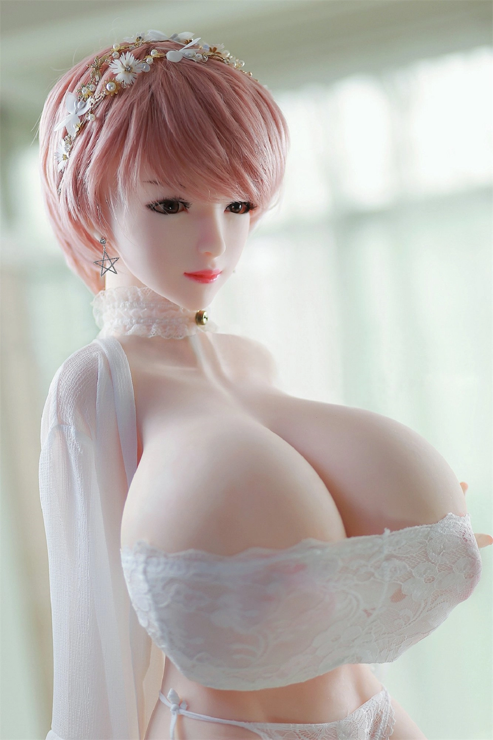 JY TPE 140cm Huge breast love doll