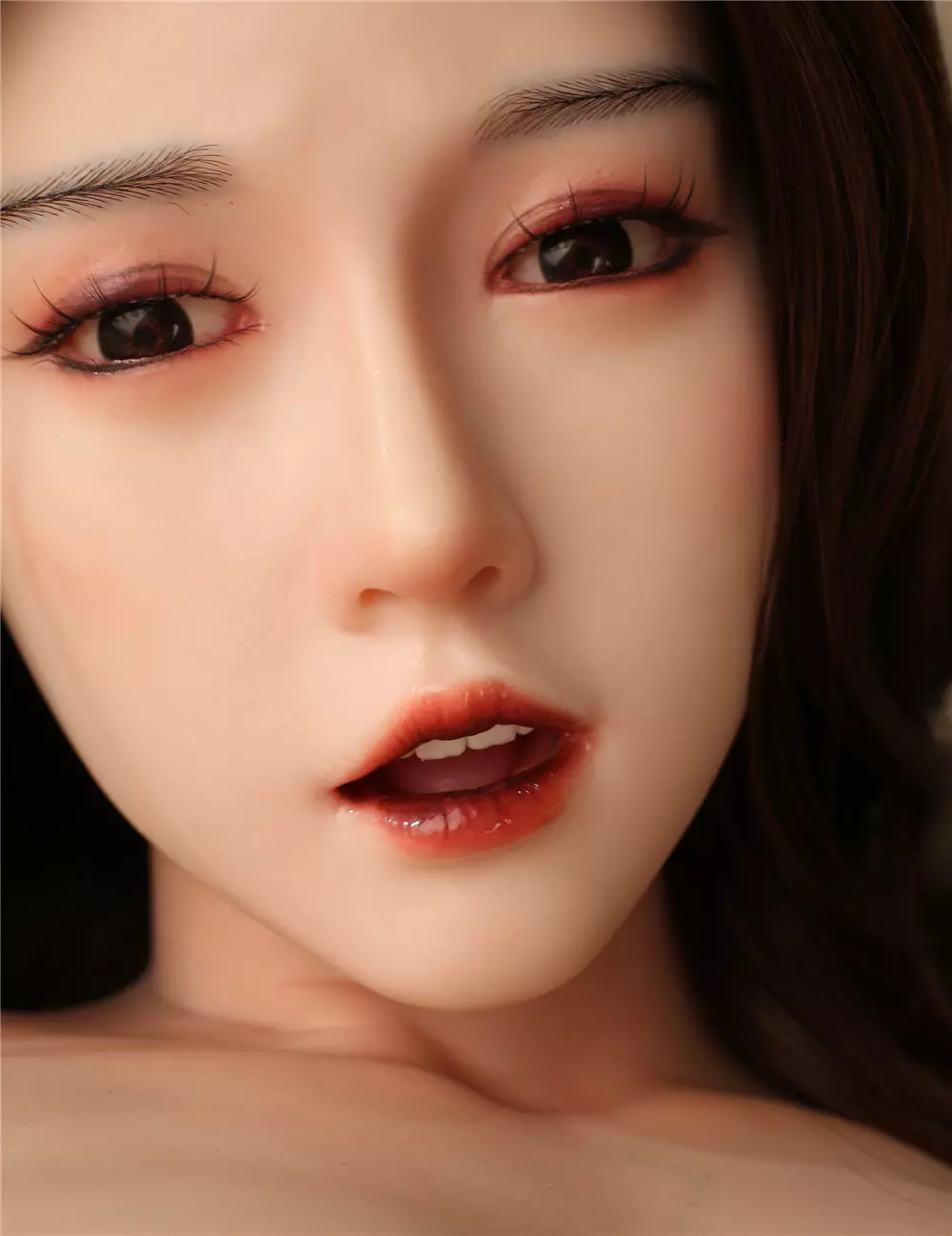 JYDOLL Real Silicone Oral Sex Doll Head