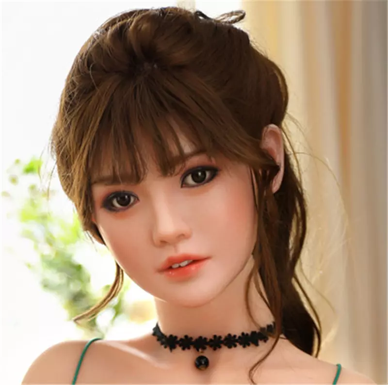 JYDOLL Real Silicone Oral Sex Doll Head