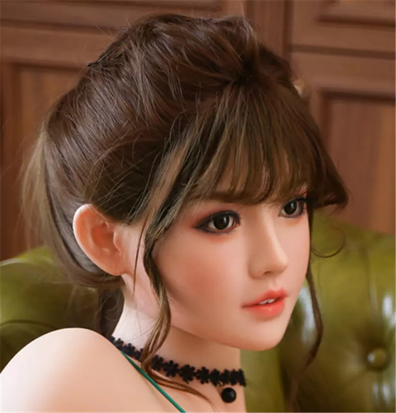 JYDOLL Real Silicone Oral Sex Doll Head