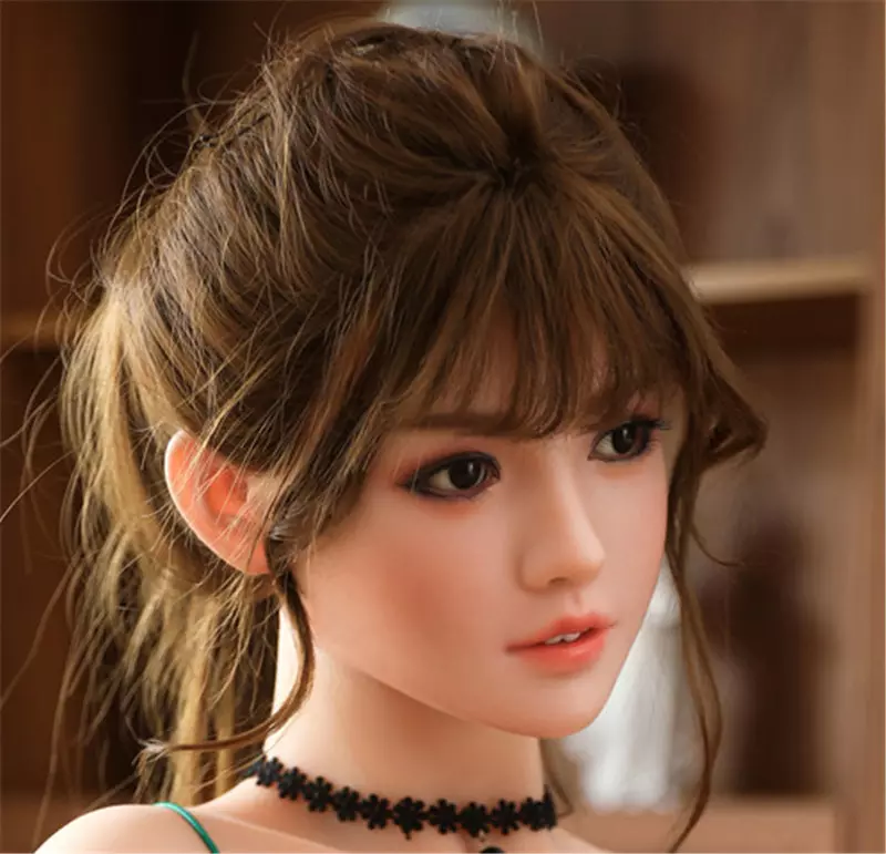 JYDOLL Real Silicone Oral Sex Doll Head