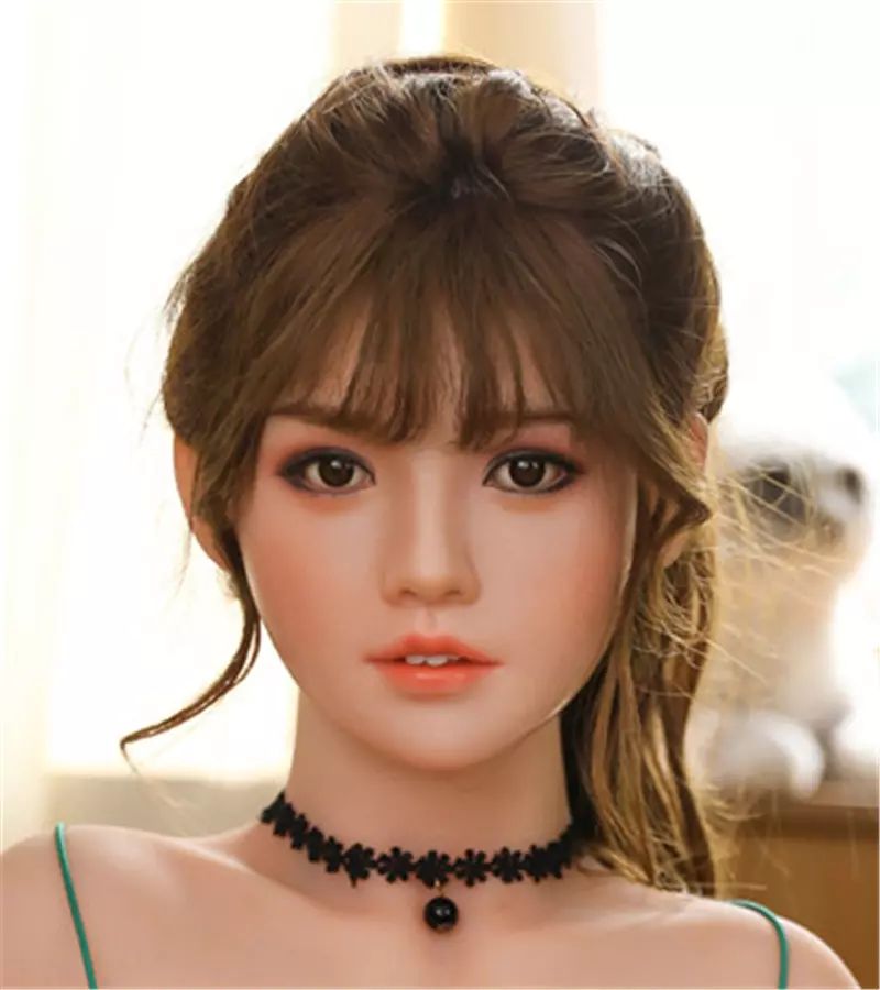 JYDOLL Real Silicone Oral Sex Doll Head