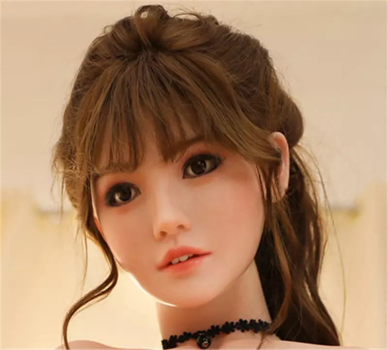 JYDOLL Real Silicone Oral Sex Doll Head