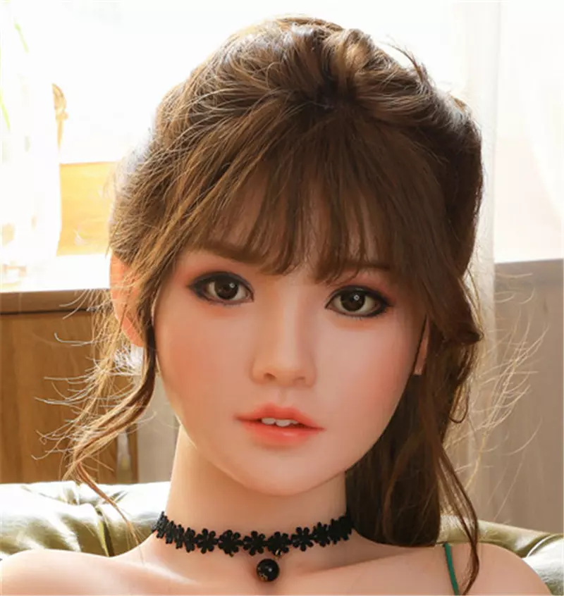 JYDOLL Real Silicone Oral Sex Doll Head