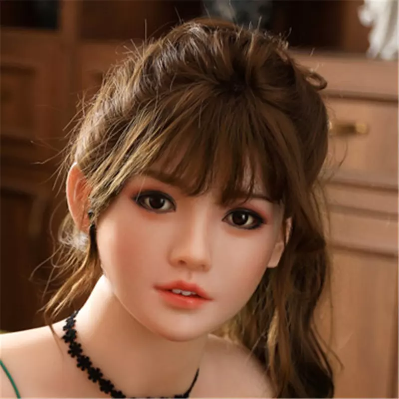 JYDOLL Real Silicone Oral Sex Doll Head