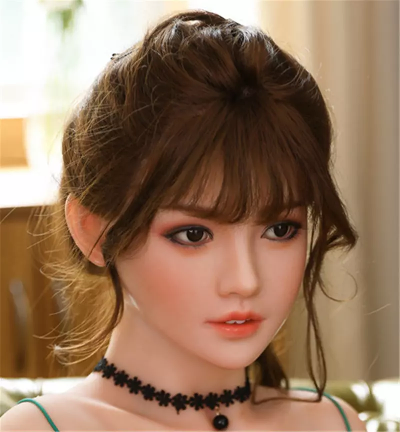 JYDOLL Real Silicone Oral Sex Doll Head