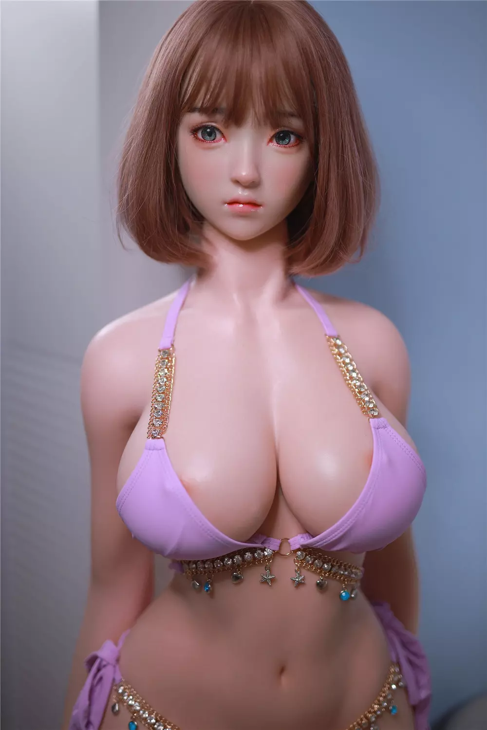 JY 157cm Silicone implanted hair sex doll Menling