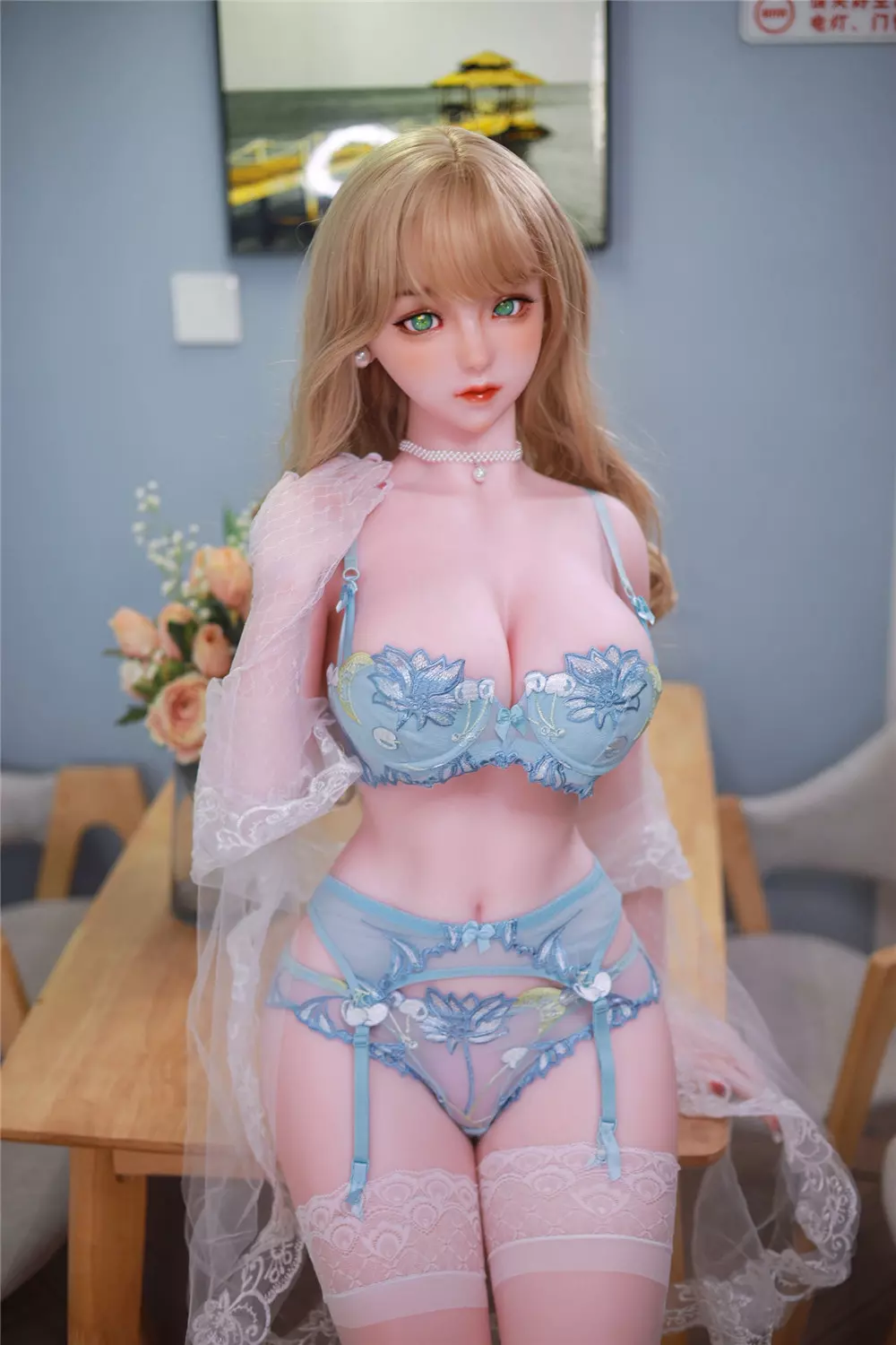 JY 157cm Silicone implanted hair sex doll Mini