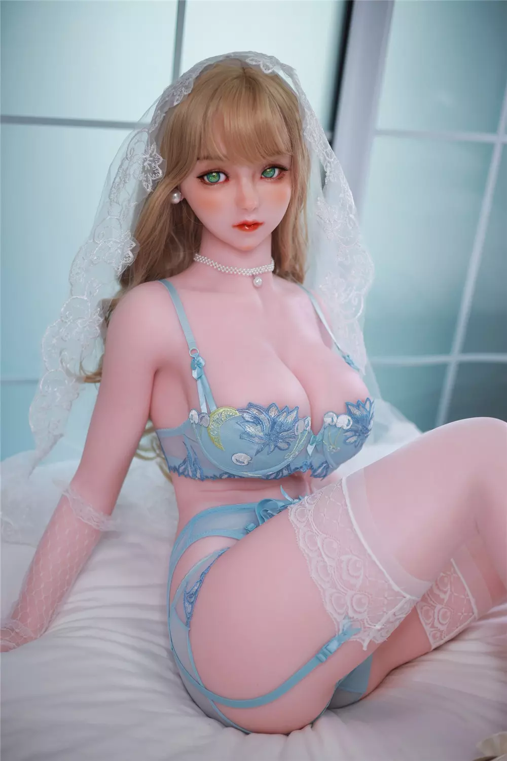 JY 157cm Silicone implanted hair sex doll Mini