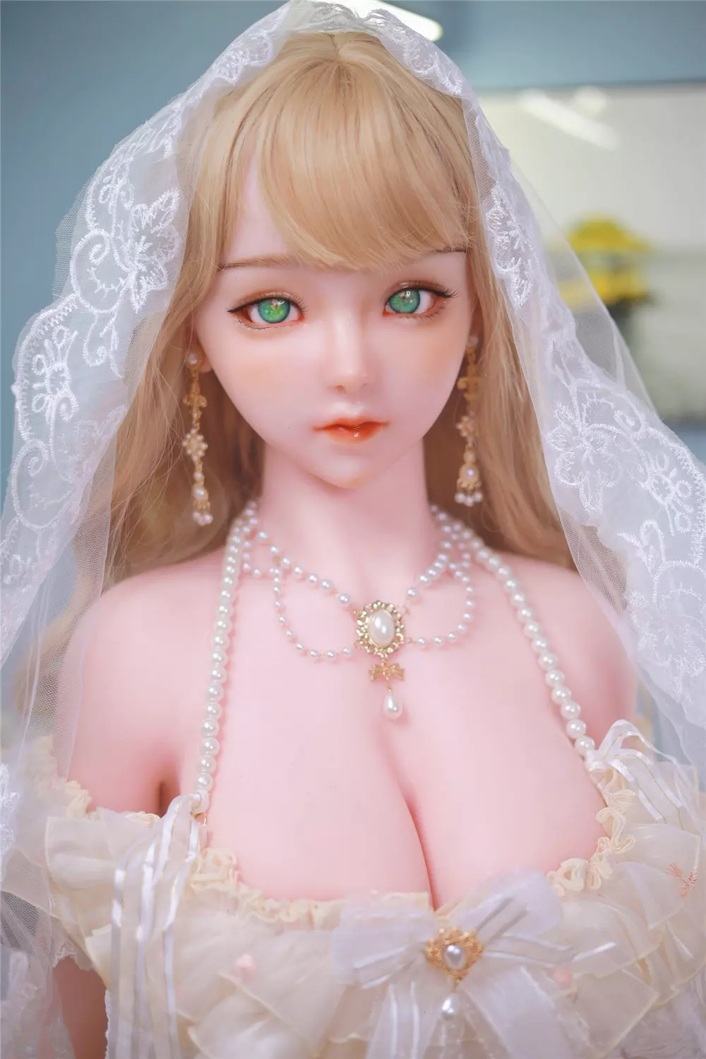 JY 157cm Silicone implanted hair sex doll Mini