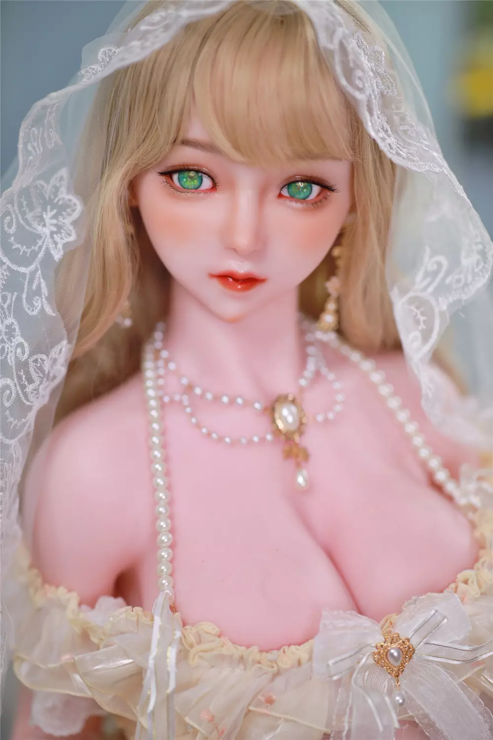 JY 157cm Silicone implanted hair sex doll Mini