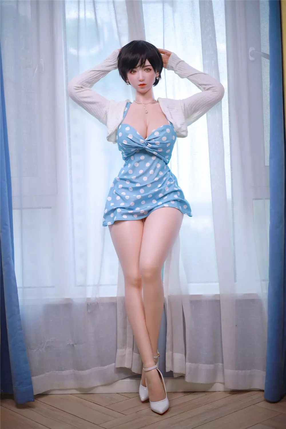 JY 157cm Silicone implanted hair sex doll Xue