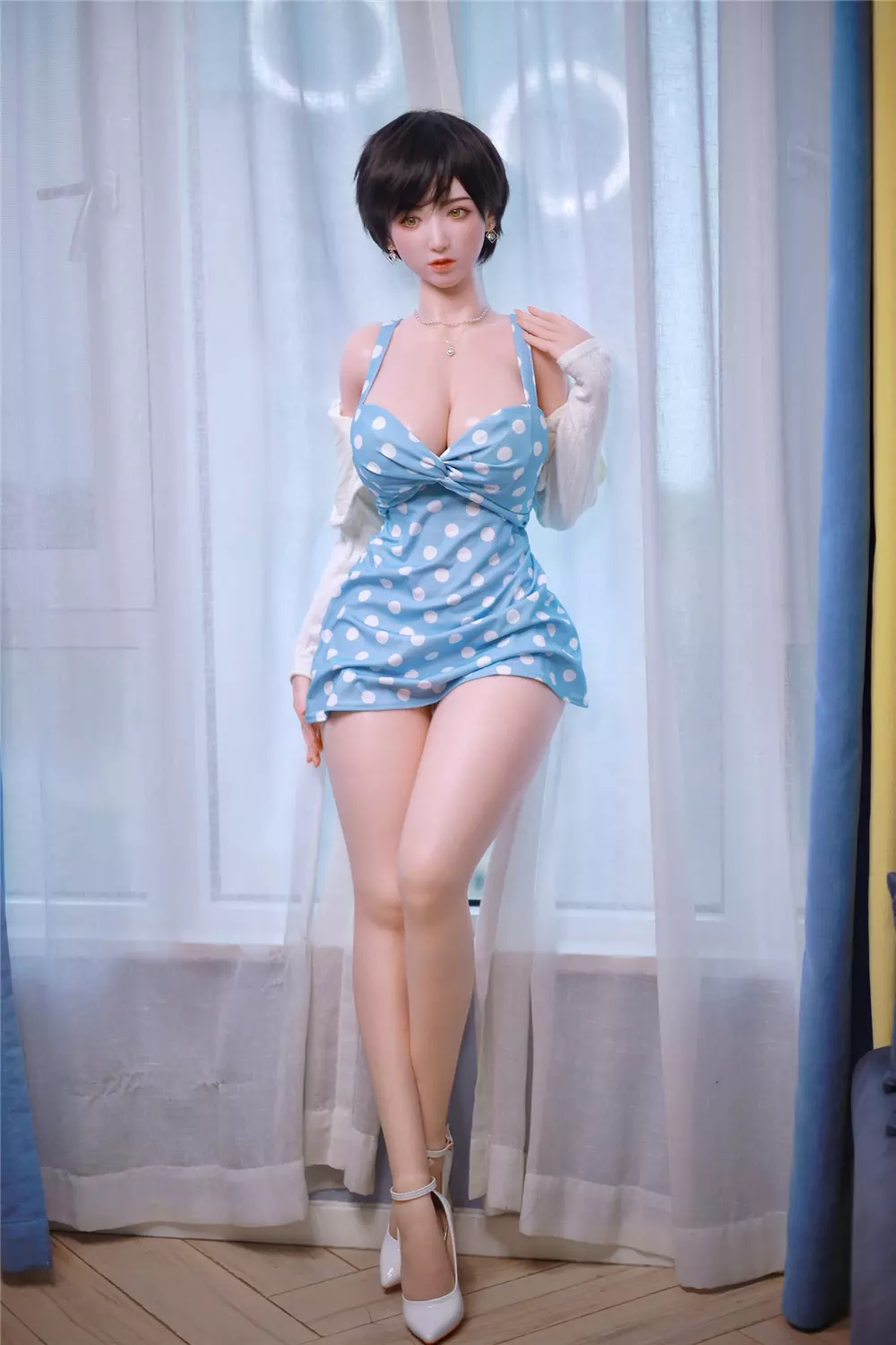 JY 157cm Silicone implanted hair sex doll Xue