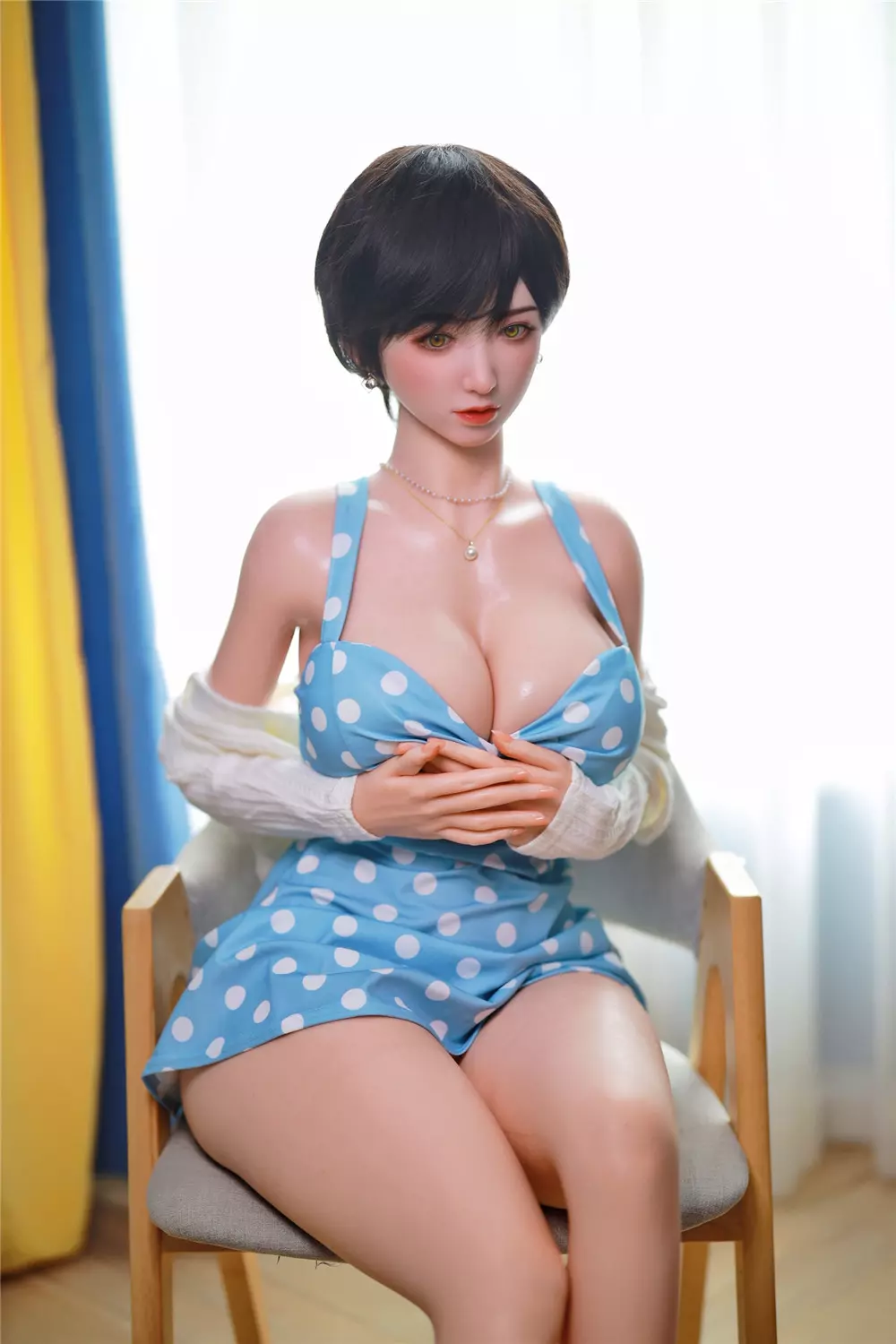 JY 157cm Silicone implanted hair sex doll Xue