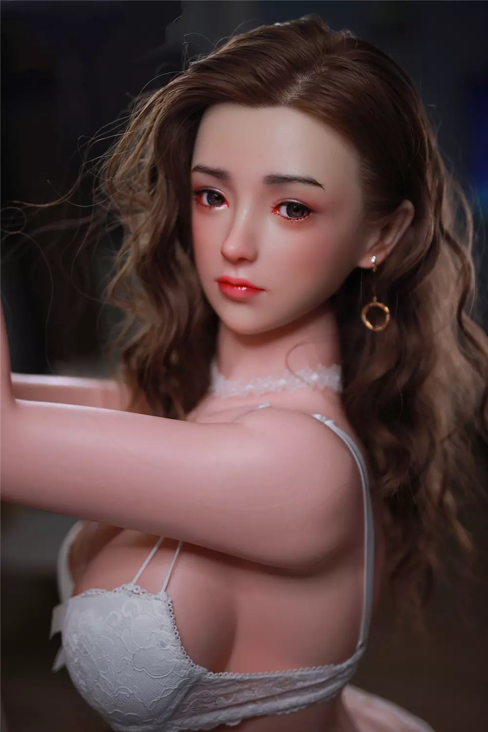 JY 157cm Silicone implanted hair sex doll Zu