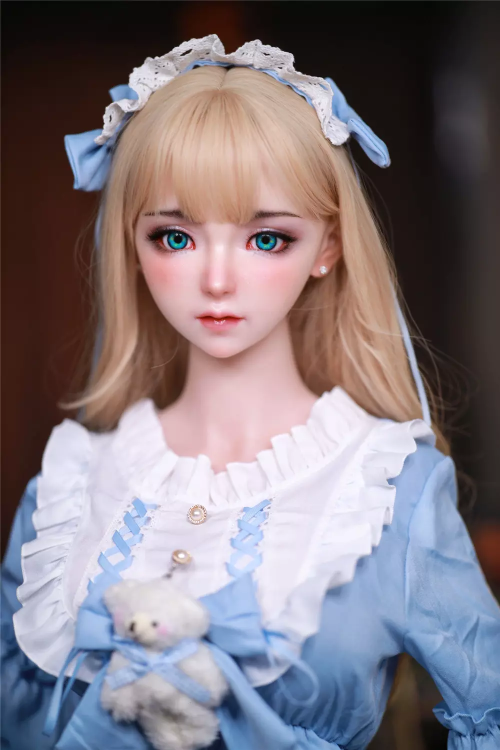 JY 161cm Silicone implanted hair Mili blone hair