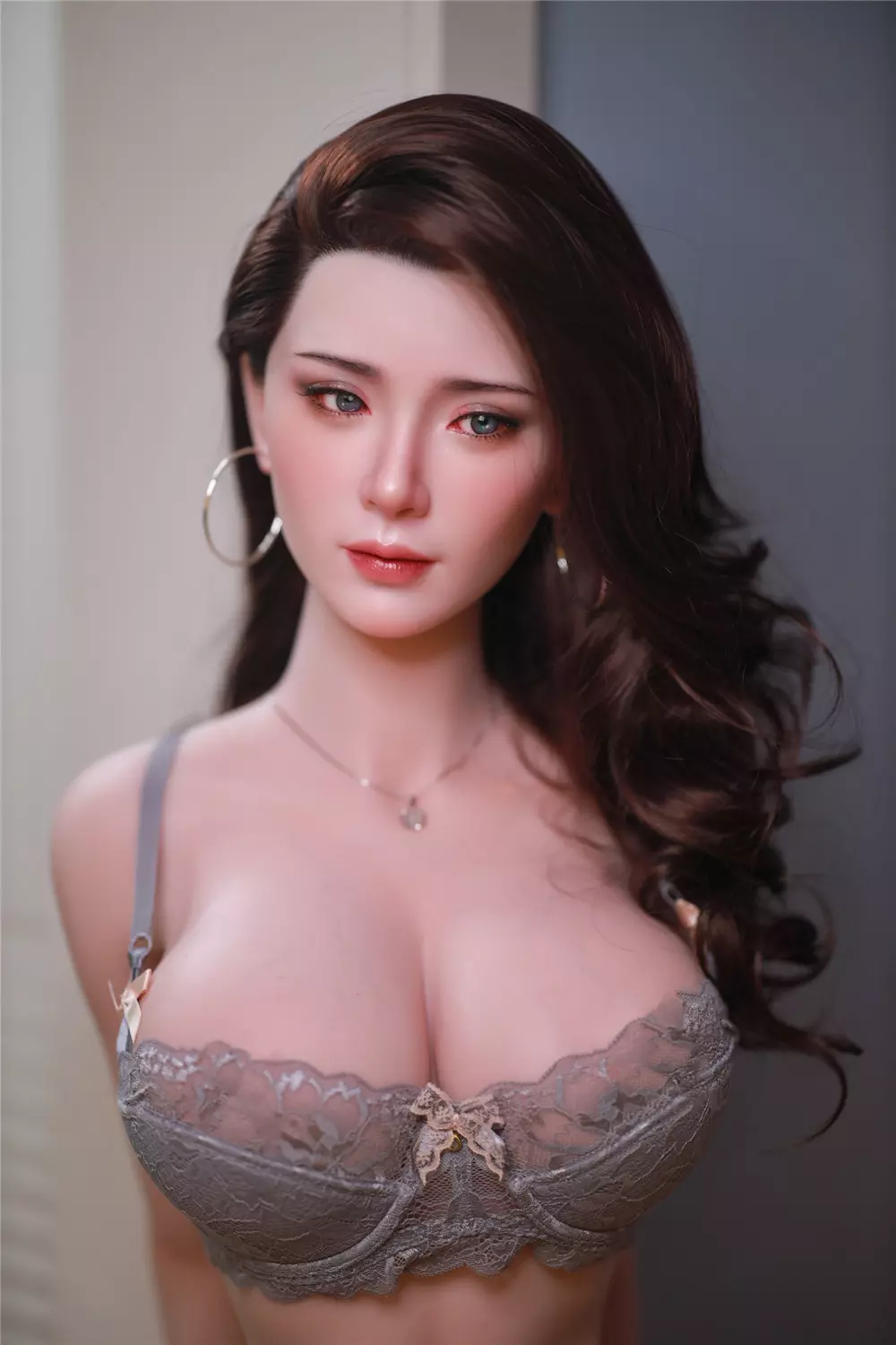 JY 161cm Silicone implanted black hair Zhen