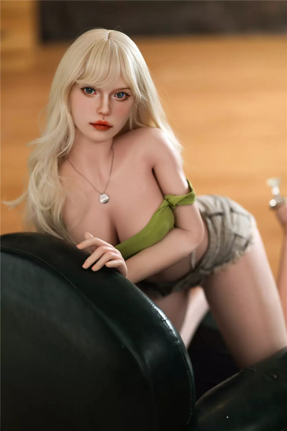 JY 163cm Silicone implanted hair sex doll Delia