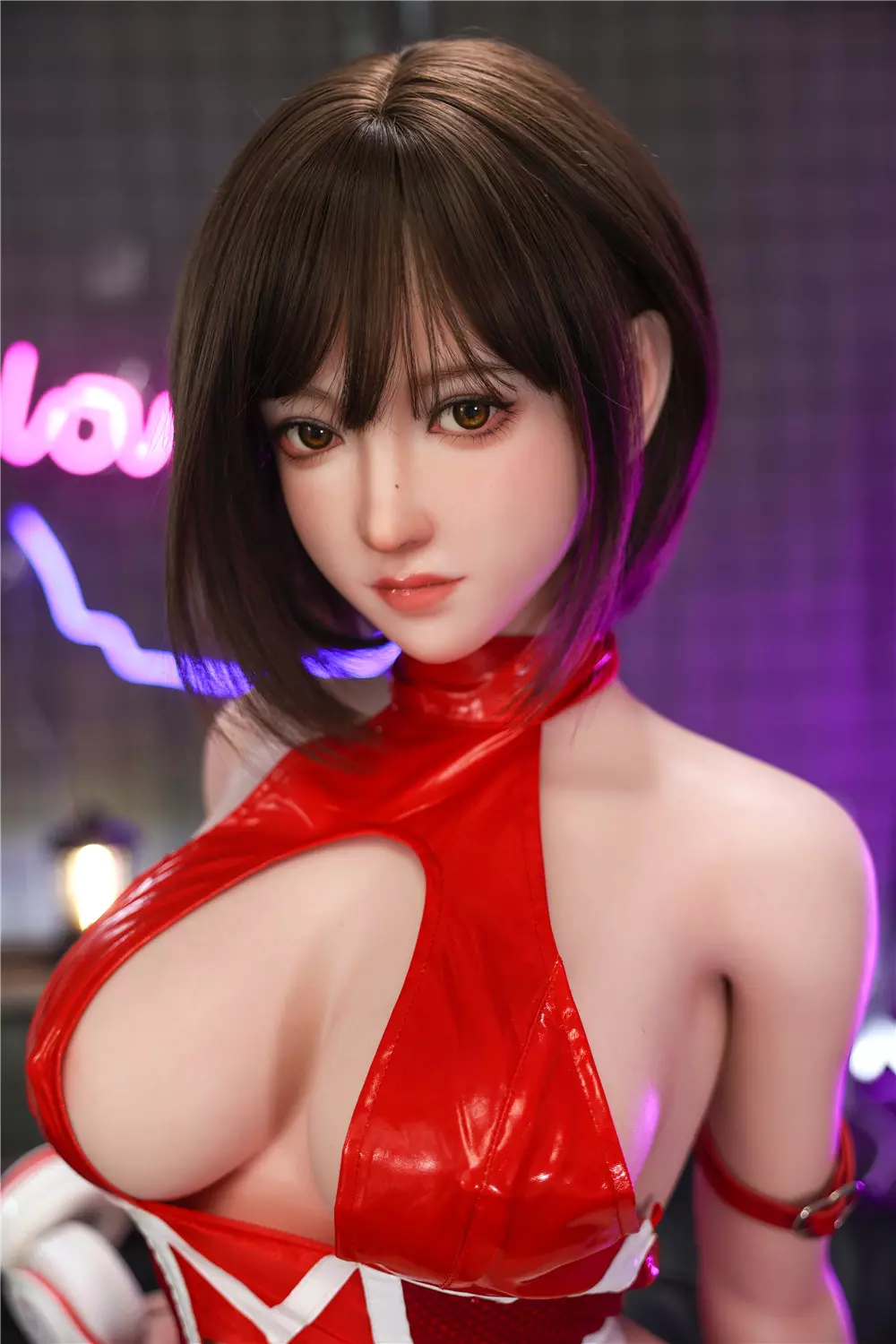 JY 163cm Silicone implanted hair sex doll Miss