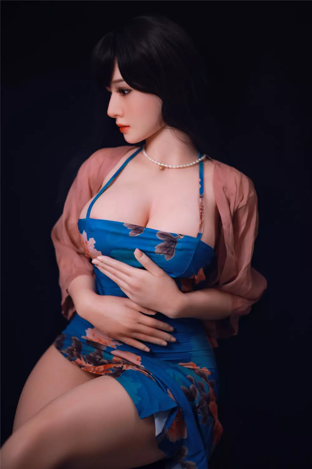 JY 163cm Silicone implanted hair sex doll MeiYu