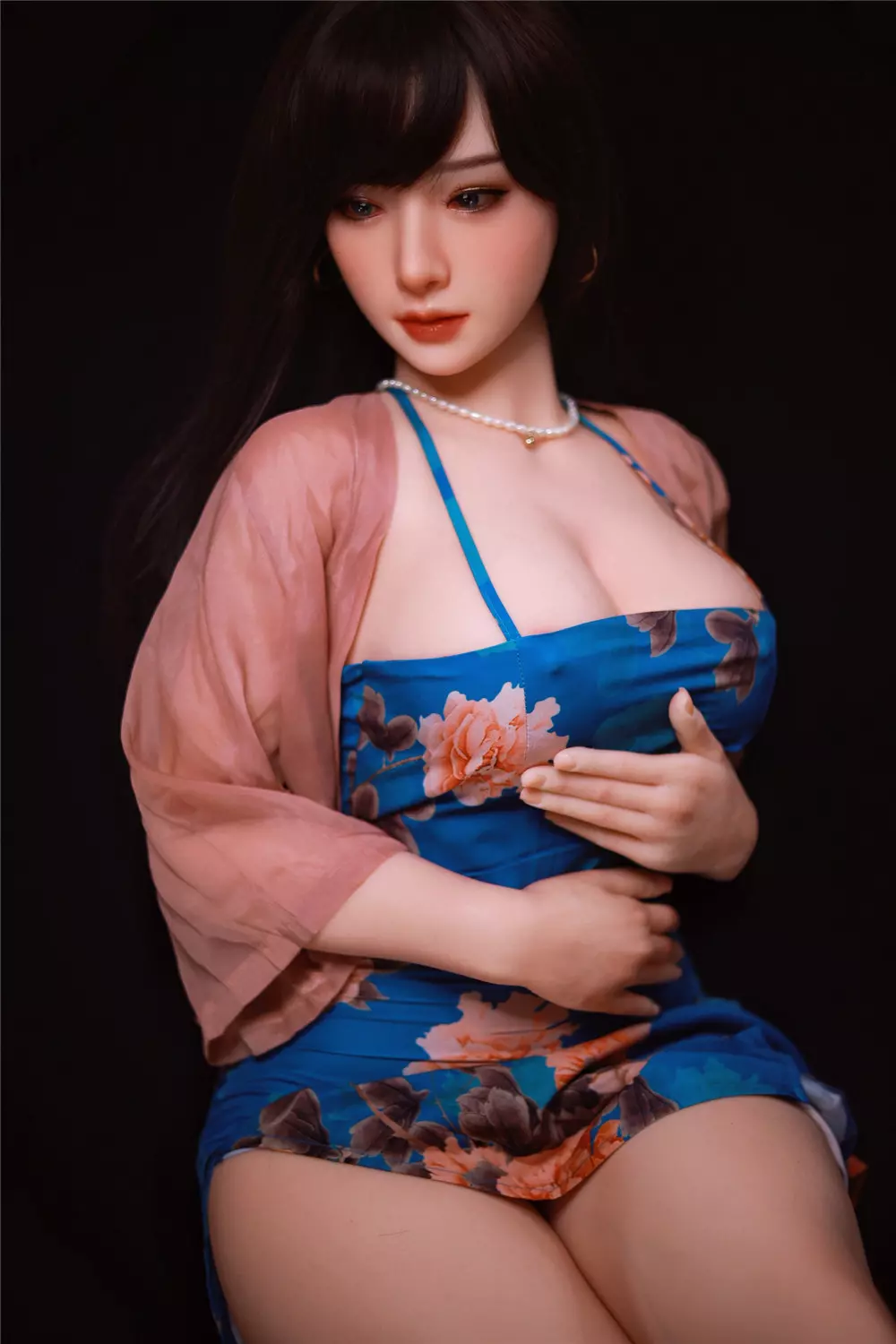 JY 163cm Silicone implanted hair sex doll MeiYu