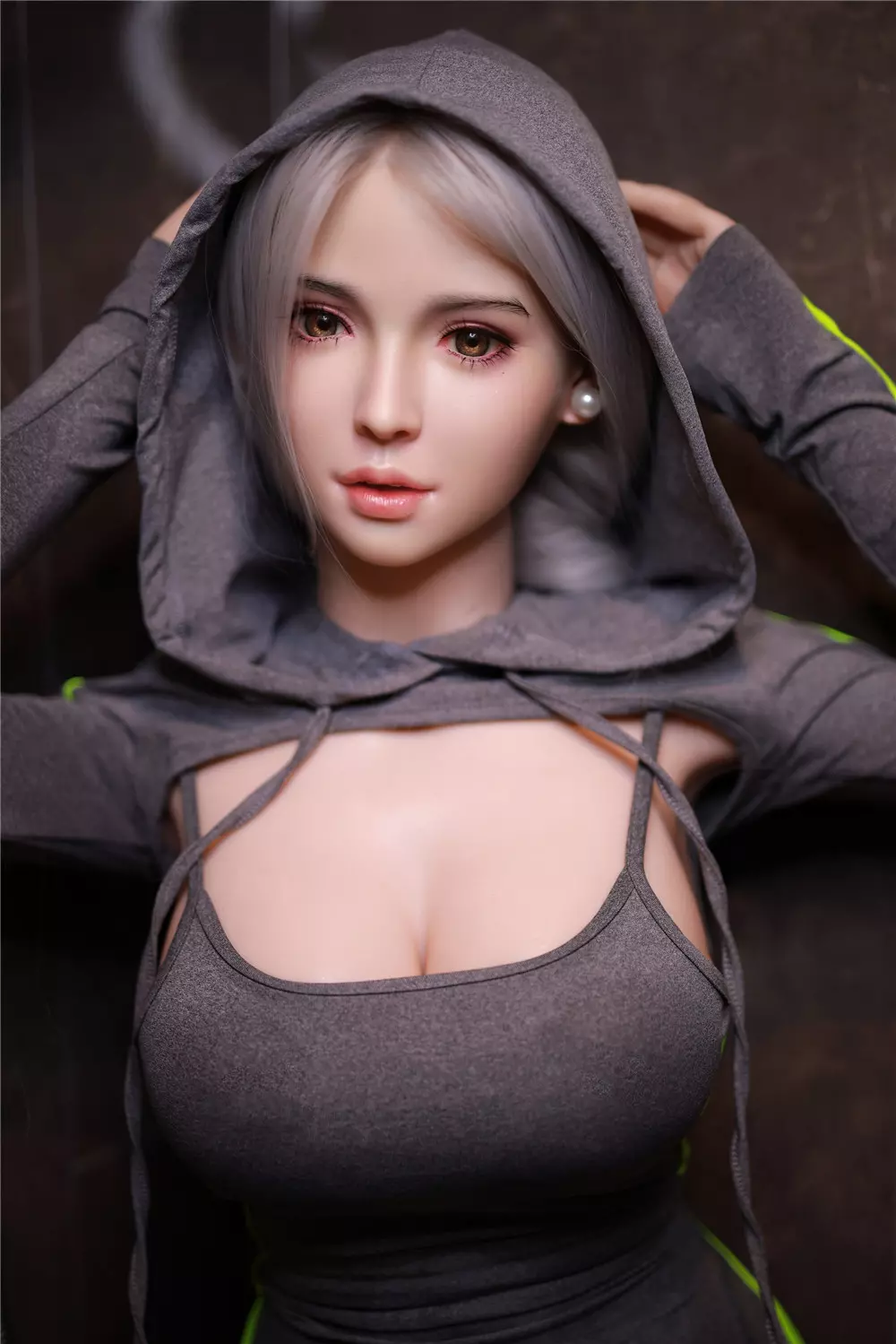 JY 163cm Silicone implanted hair Nanxi